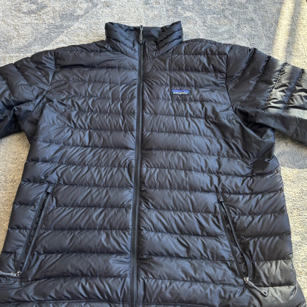 Mens Patagonia Down Sweater Black Puffer Jacket